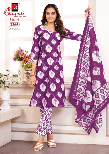 Gopi Vol 12 Ganpati Cotton Dress Material Manufacturer