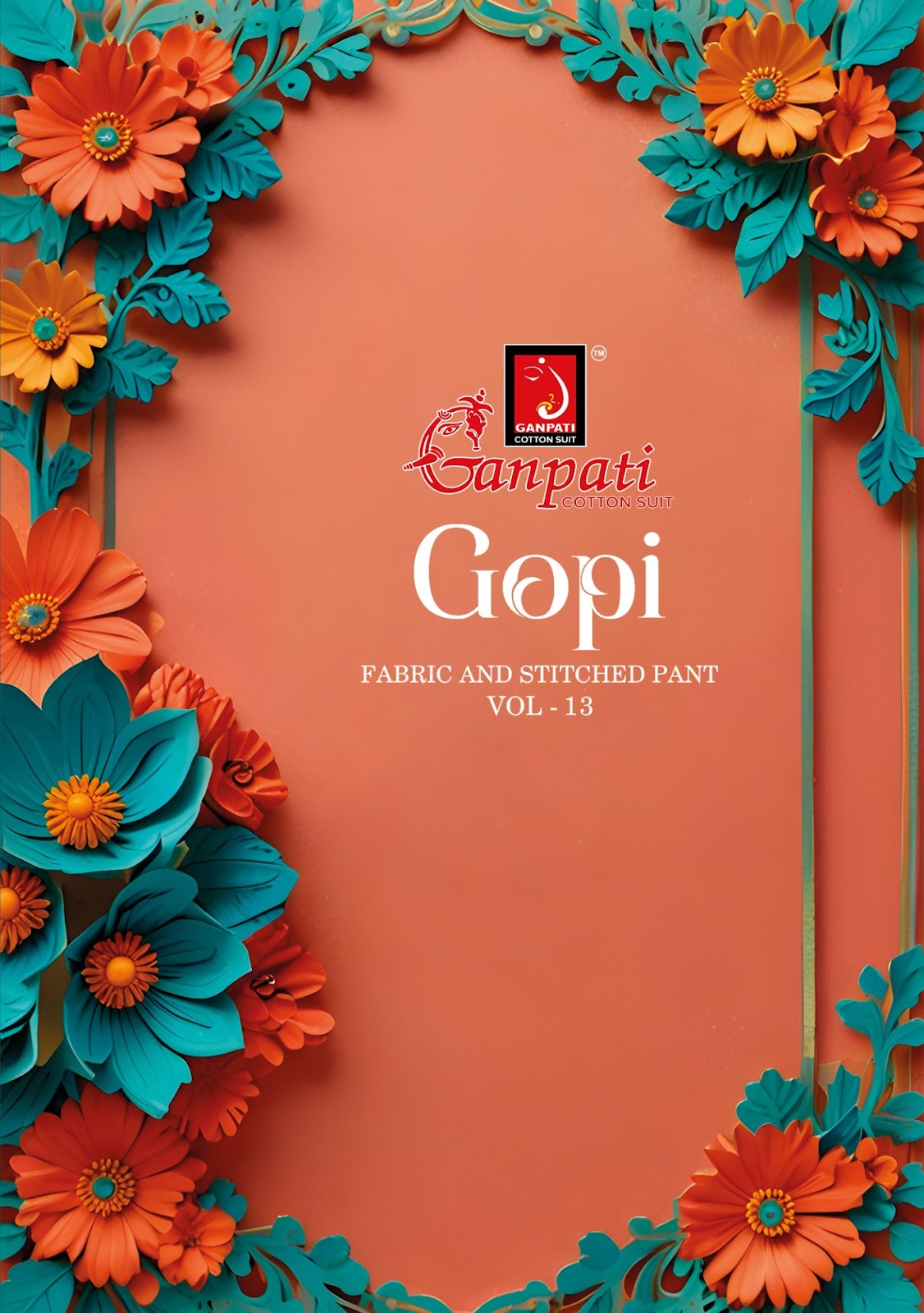 Gopi Vol 13 Ganpati Cotton Dress Material Exporter Gujarat