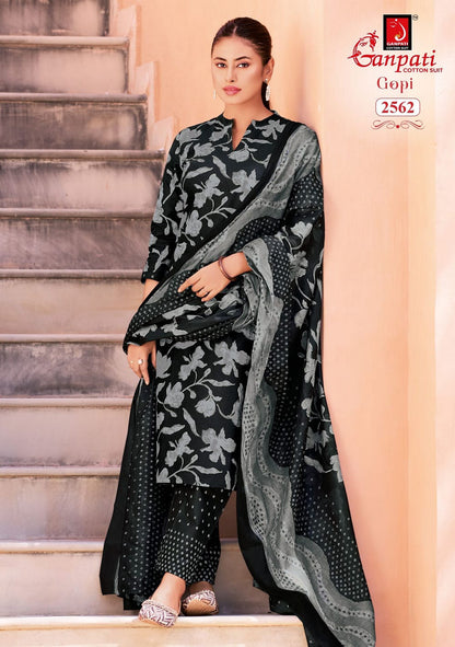 Gopi Vol 16 Ganpati Readymade Cotton Pant Suits Manufacturer India