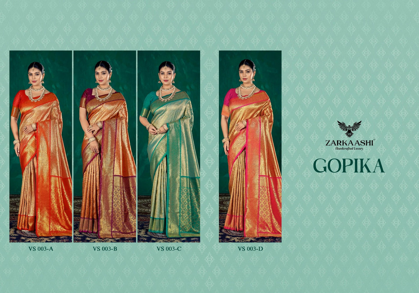 Gopika Zarkaashi Banarasi Sarees Manufacturer Ahmedabad