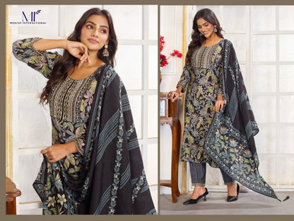 Gori Vol 1 Moksh Chanderi And Riyon Readymade Pant Style Suits Manufacturer India