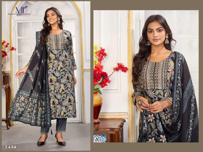 Gori Vol 1 Moksh Chanderi And Riyon Readymade Pant Style Suits Manufacturer India