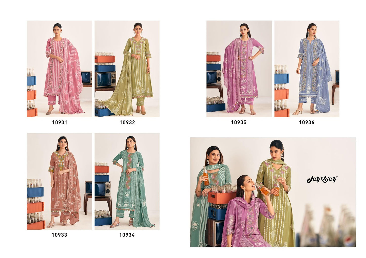 Goti Soda Jay Vijay Mal Cotton Pant Style Suits Supplier