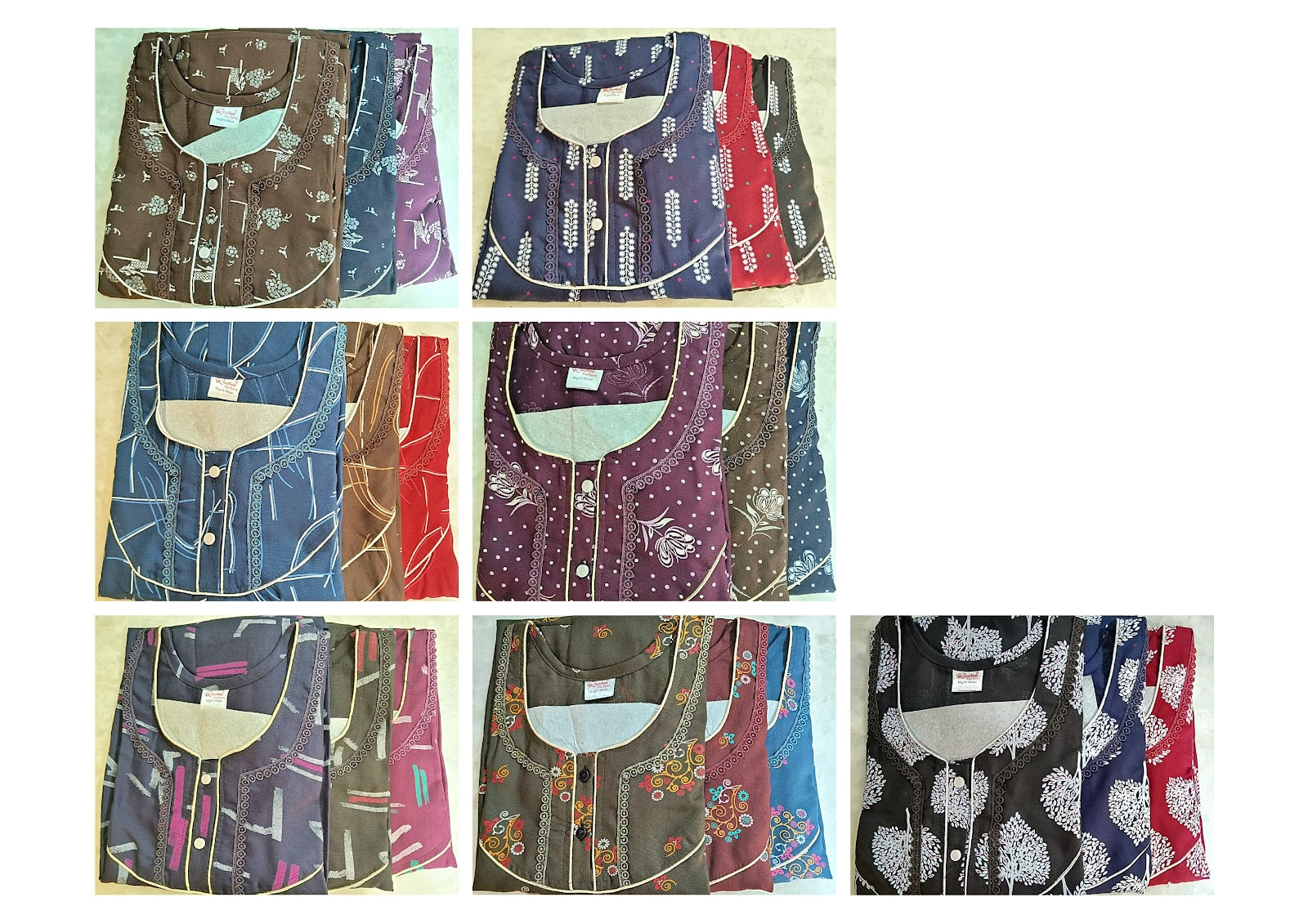 Gpo 012825 Ruchee Fashion Alpine Night Gowns Manufacturer Ahmedabad