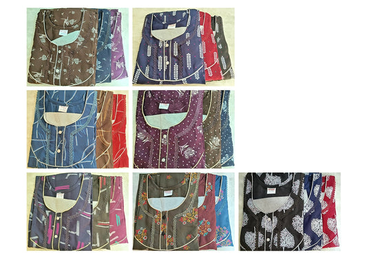 Gpo 012825 Ruchee Fashion Alpine Night Gowns Manufacturer Ahmedabad