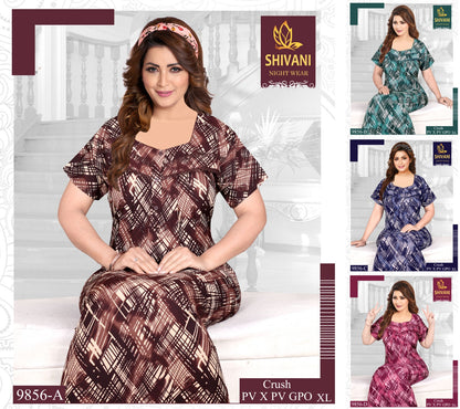 Gpo 220825 Shivani Crush Night Gowns Manufacturer