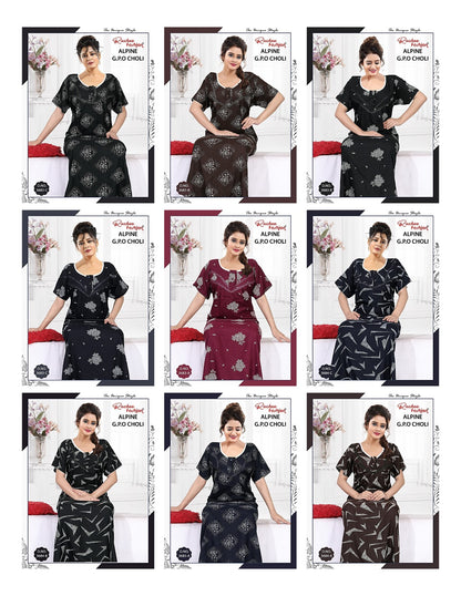 Gpo Choli 1809 Ruchee Fashion Alpine Night Gowns Exporter Ahmedabad
