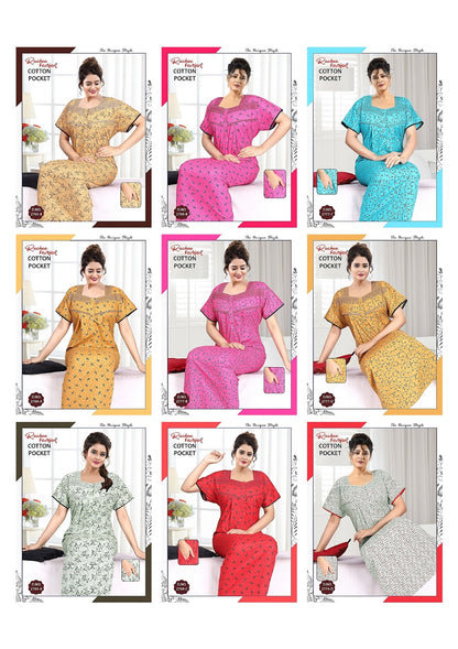 Gpo Choli Ruchee Fashion Cotton Night Gowns Wholesale Rate