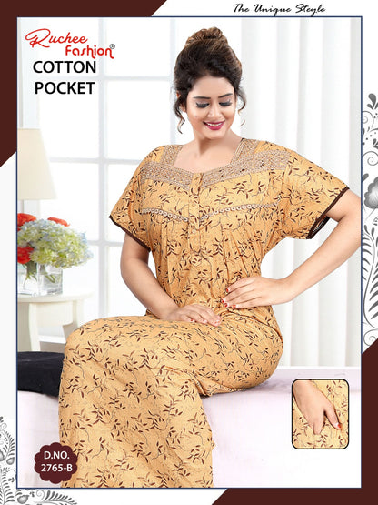 Gpo Choli Ruchee Fashion Cotton Night Gowns Wholesale Rate