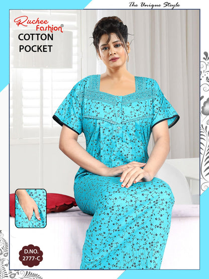 Gpo Choli Ruchee Fashion Cotton Night Gowns Wholesale Rate