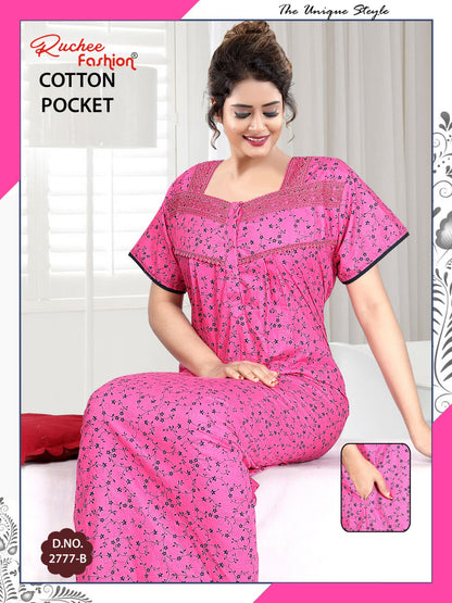 Gpo Choli Ruchee Fashion Cotton Night Gowns Wholesale Rate