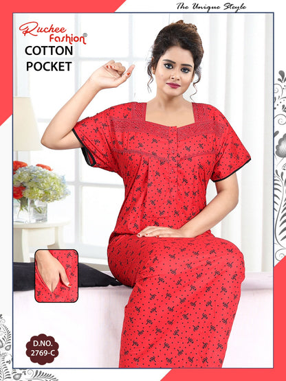 Gpo Choli Ruchee Fashion Cotton Night Gowns Wholesale Rate