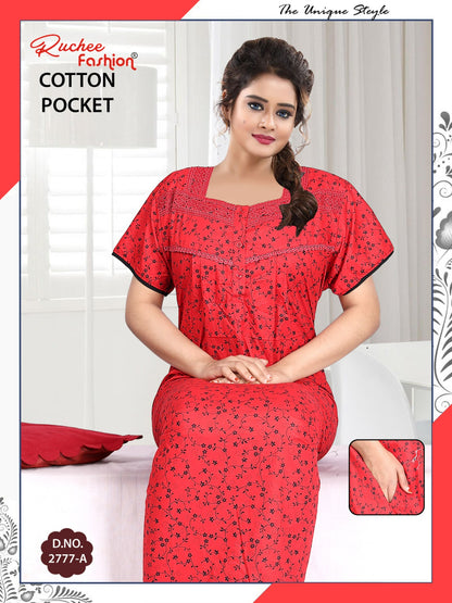 Gpo Choli Ruchee Fashion Cotton Night Gowns Wholesale Rate