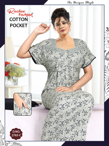 Gpo Choli Ruchee Fashion Cotton Night Gowns Wholesale Rate