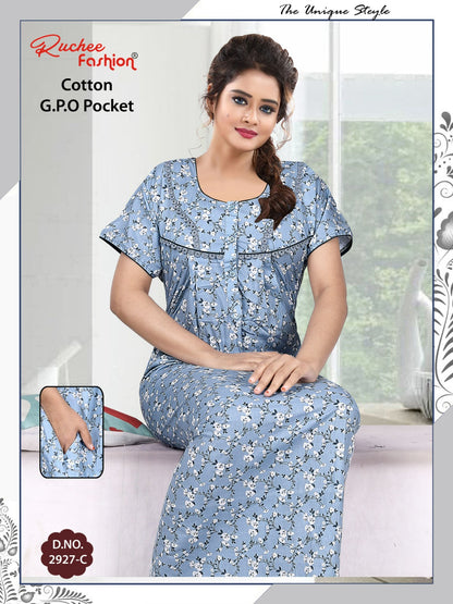 Gpo Pocket 070425 Ruchee Fashion Night Gowns Supplier Ahmedabad