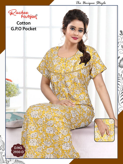 Gpo Pocket 070425 Ruchee Fashion Night Gowns Supplier Ahmedabad