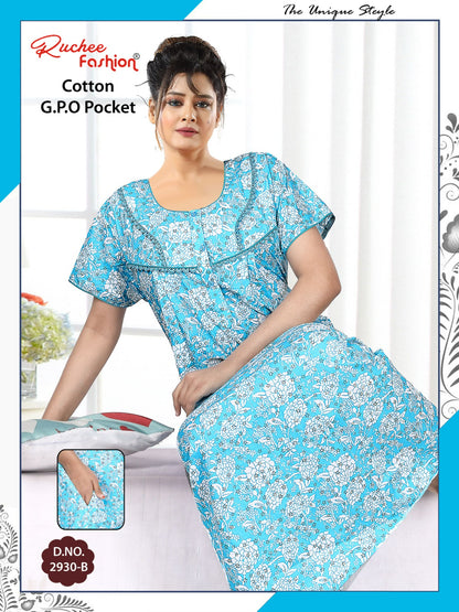 Gpo Pocket 070425 Ruchee Fashion Night Gowns Supplier Ahmedabad