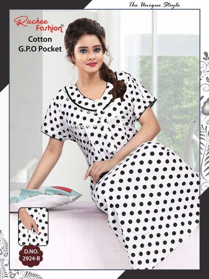 Gpo Pocket 070425 Ruchee Fashion Night Gowns Supplier Ahmedabad