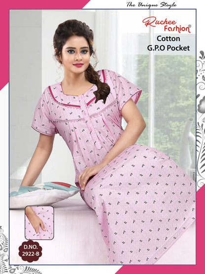 Gpo Pocket 070425 Ruchee Fashion Night Gowns Supplier Ahmedabad