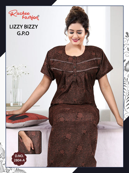 Gpo Pocket Ruchee Fashion Night Gowns Supplier Gujarat