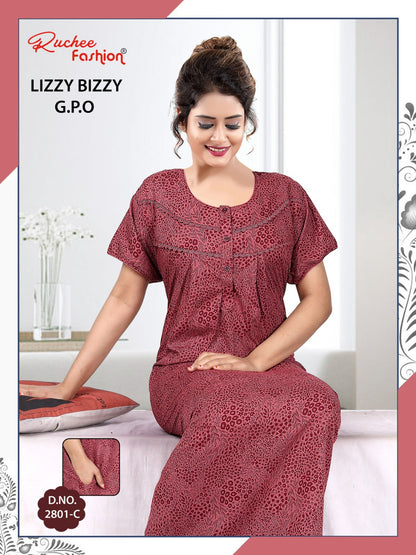 Gpo Pocket Ruchee Fashion Night Gowns Supplier Gujarat