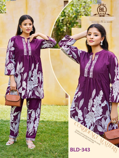 Grace Bl Cotton Co Ord Set Supplier Ahmedabad