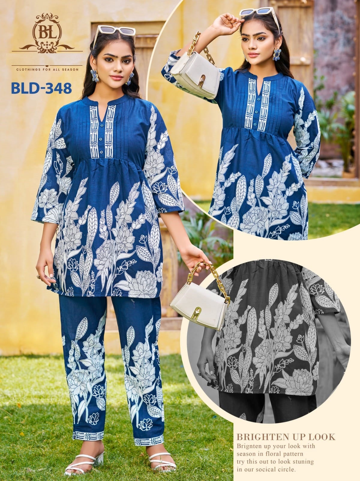 Grace Bl Cotton Co Ord Set Supplier Ahmedabad