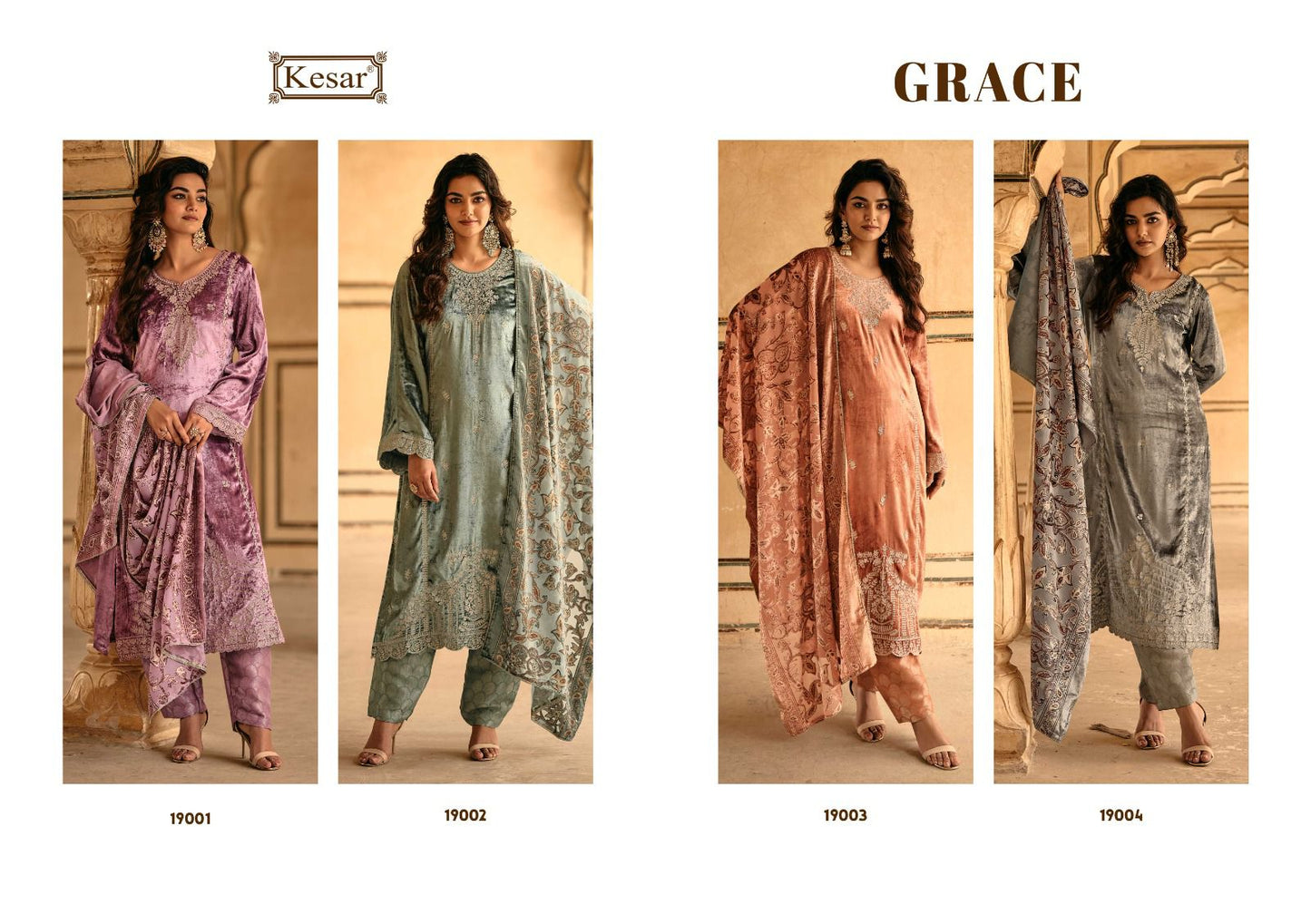 Grace Kesar Velvet Suits Manufacturer