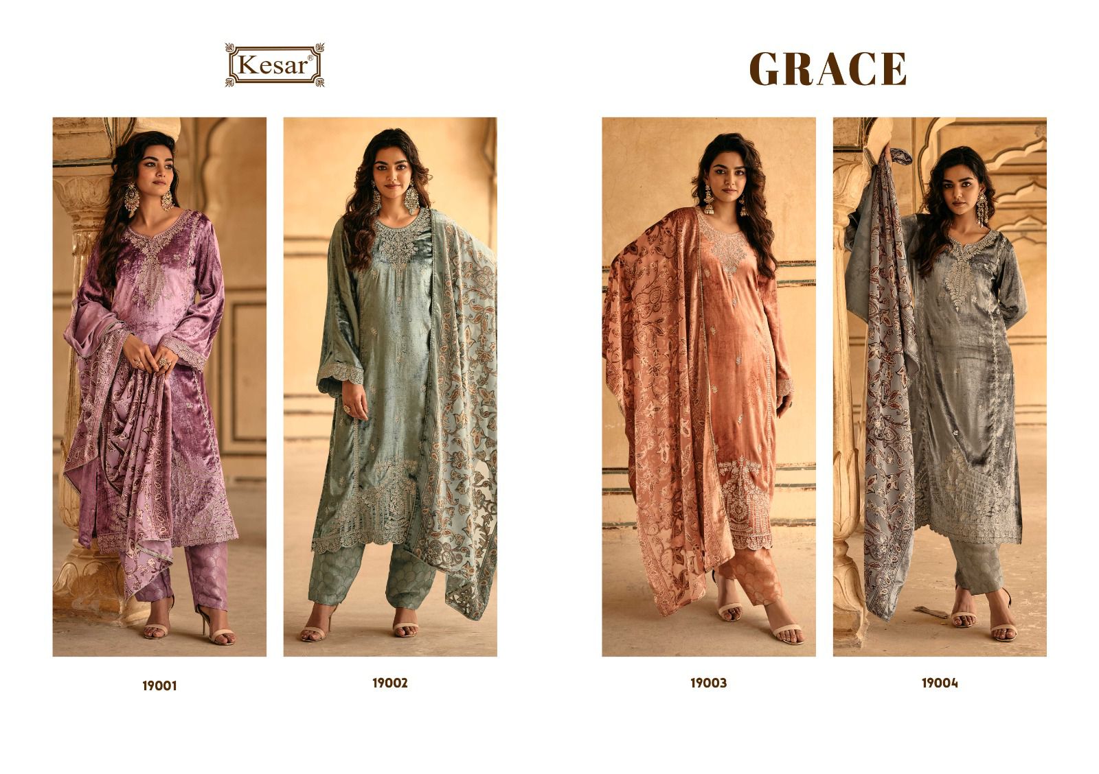 Grace Kesar Velvet Suits Manufacturer