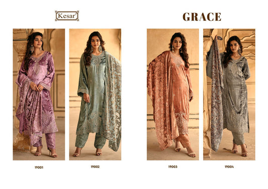 Grace Kesar Velvet Suits Manufacturer