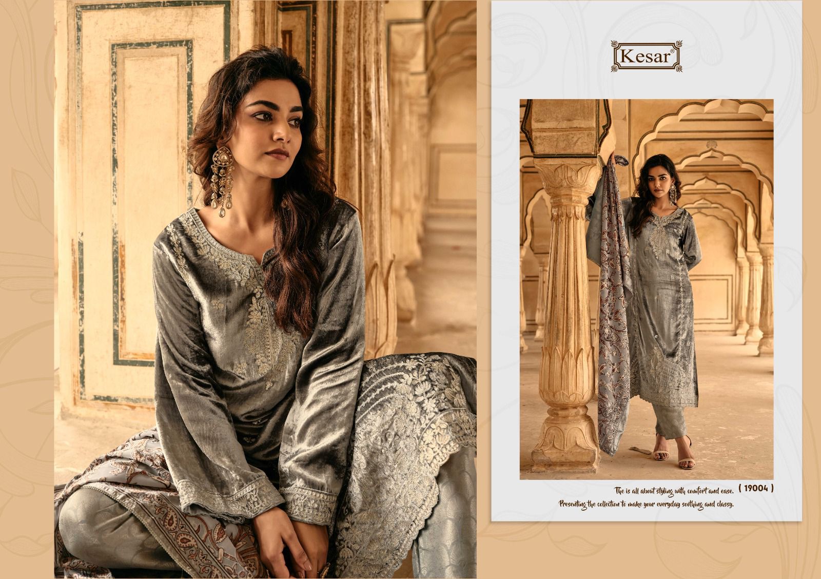 Grace Kesar Velvet Suits Manufacturer