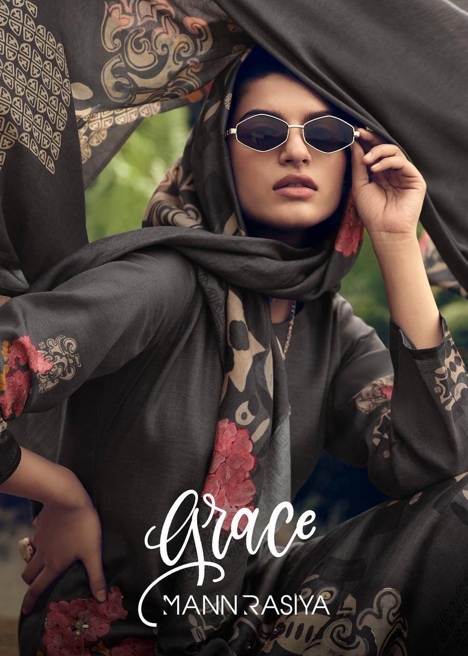 Grace Mannrasiya Jam Cotton Pant Style Suits Wholesale Rate