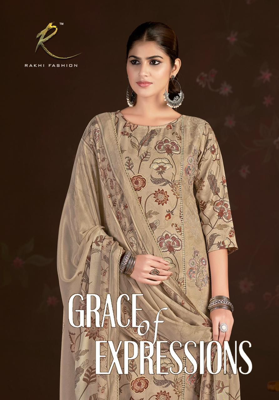 Grace Of Expressions Rakhi Fashion Pashmina Suits Wholesaler India