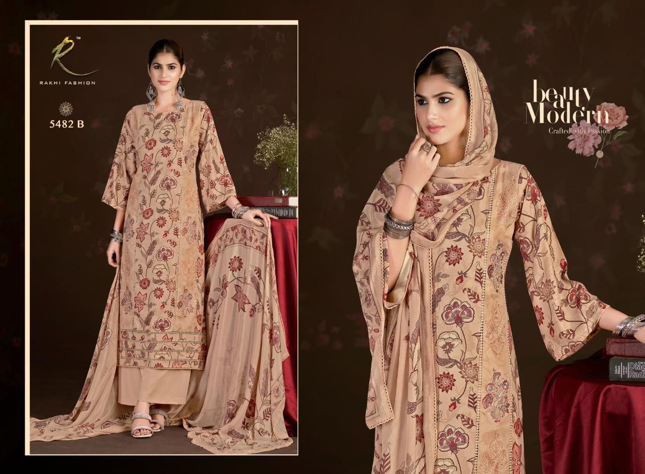 Grace Of Expressions Rakhi Fashion Pashmina Suits Wholesaler India