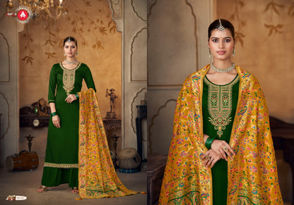 Grace Triple Aaa Jam Cotton Plazzo Style Suits Wholesale