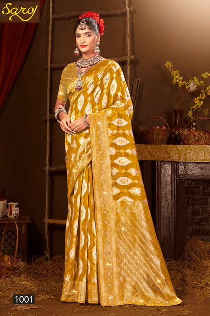 Graceful Linen Saroski Vol 1 Saroj Sarees Exporter Gujarat