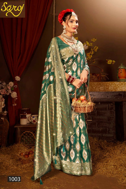 Graceful Linen Saroski Vol 1 Saroj Sarees Exporter Gujarat
