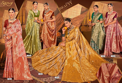 Graceful Linen Saroski Vol 2 Saroj Sarees Wholesaler India
