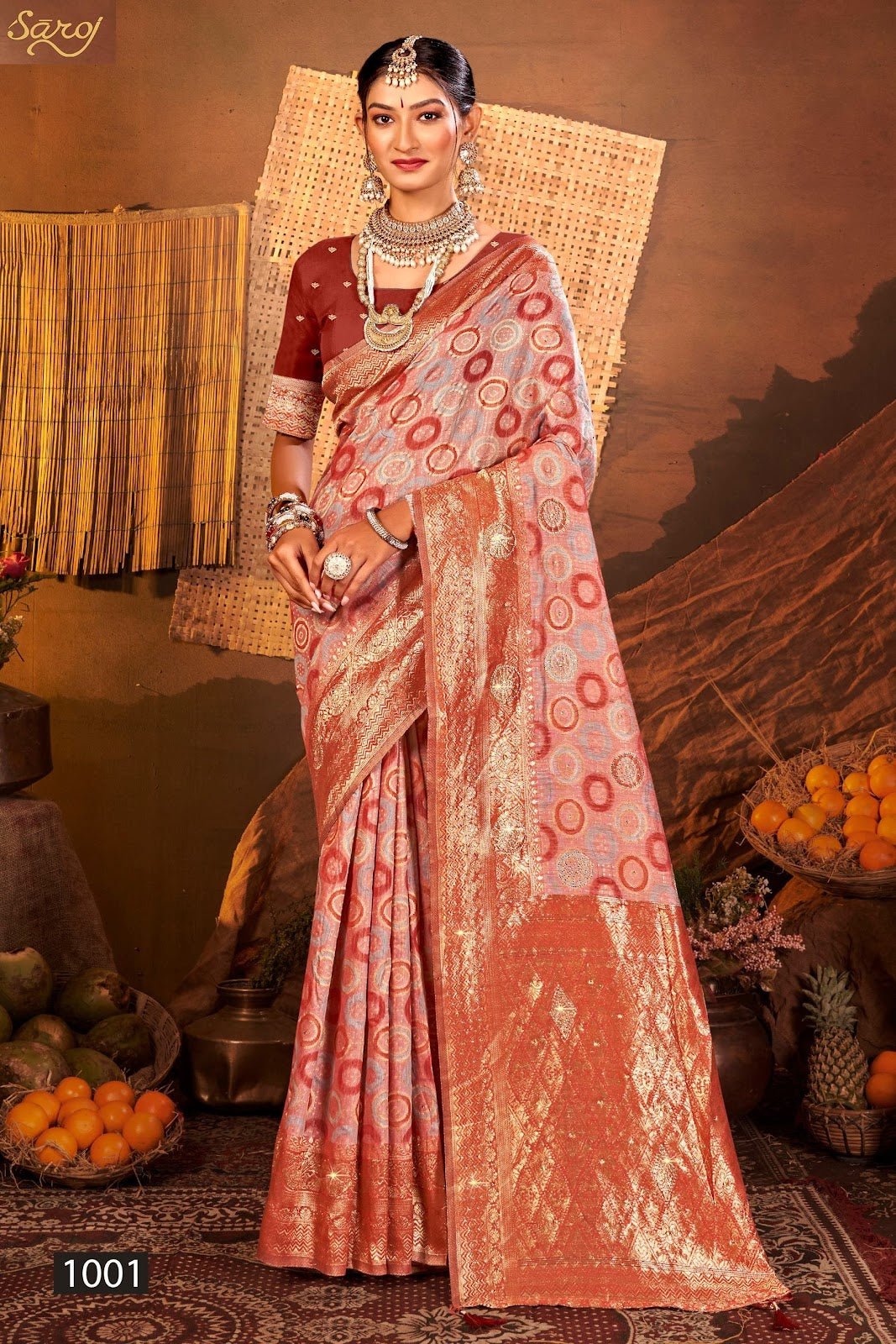 Graceful Linen Saroski Vol 2 Saroj Sarees Wholesaler India