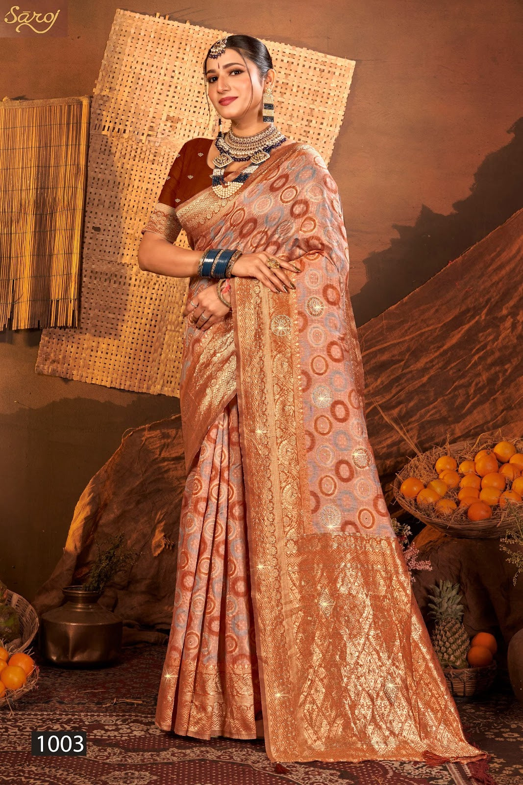 Graceful Linen Saroski Vol 2 Saroj Sarees Wholesaler India