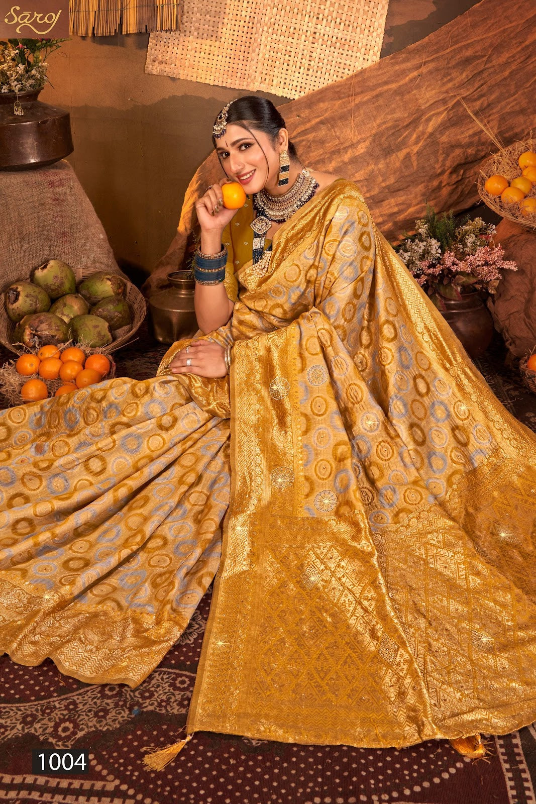 Graceful Linen Saroski Vol 2 Saroj Sarees Wholesaler India