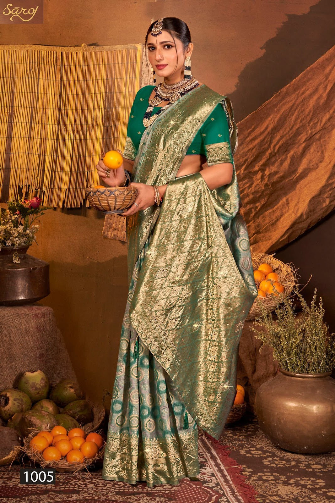 Graceful Linen Saroski Vol 2 Saroj Sarees Wholesaler India