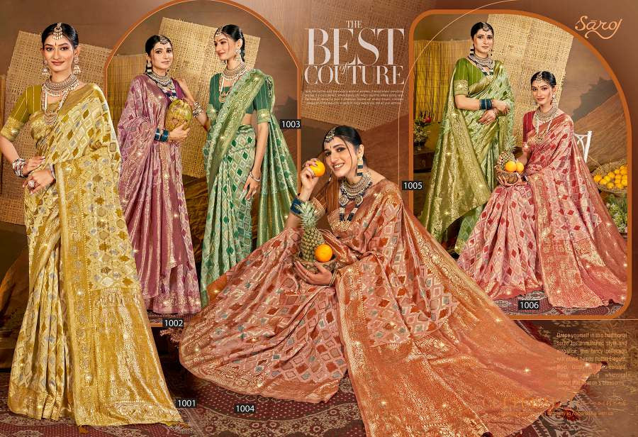 Graceful Linen Saroski Vol 3 Saroj Sarees Supplier Gujarat