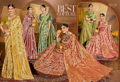 Graceful Linen Saroski Vol 3 Saroj Sarees Supplier Gujarat