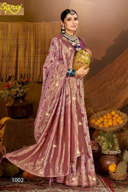 Graceful Linen Saroski Vol 3 Saroj Sarees Supplier Gujarat