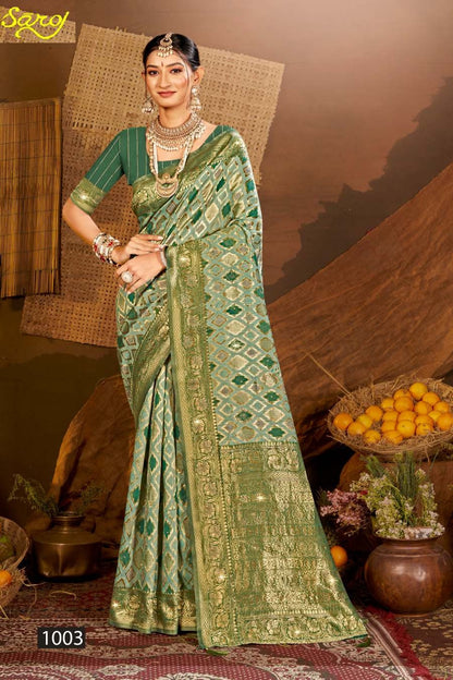 Graceful Linen Saroski Vol 3 Saroj Sarees Supplier Gujarat