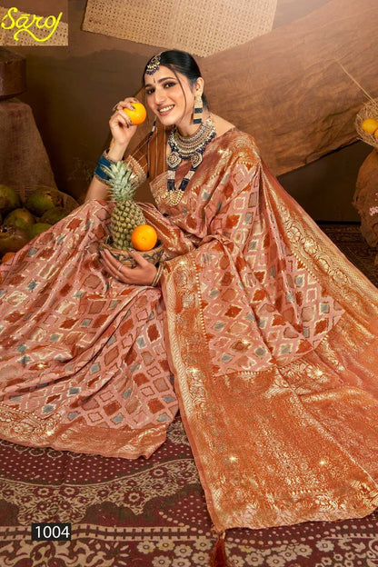 Graceful Linen Saroski Vol 3 Saroj Sarees Supplier Gujarat