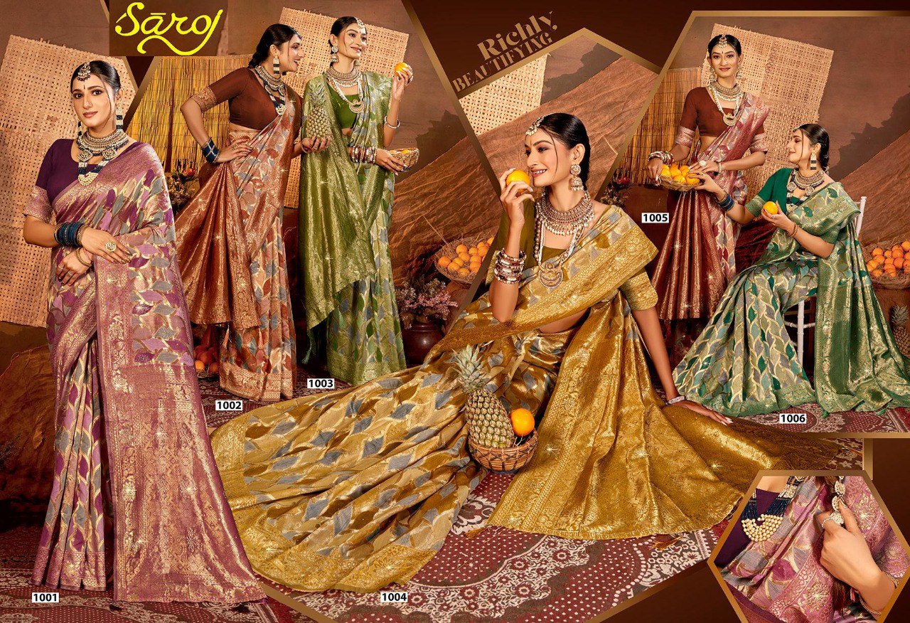 Graceful Linen Saroski Vol 4 Saroj Sarees Manufacturer Gujarat