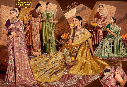 Graceful Linen Saroski Vol 4 Saroj Sarees Manufacturer Gujarat