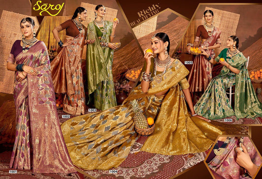 Graceful Linen Saroski Vol 4 Saroj Sarees Manufacturer Gujarat